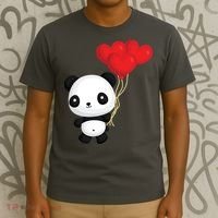 Panda Full Of Hearts T-Shirt thumb 3