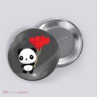 Panda Full Of Hearts Button thumb 0