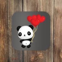 Panda Full Of Hearts Coaster thumb 0