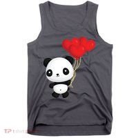 Panda Full Of Hearts Tank Top thumb 0