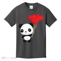 Panda Full Of Hearts Kids T-Shirt thumb 0