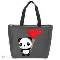 Panda Full Of Hearts Tote Bag thumb 0