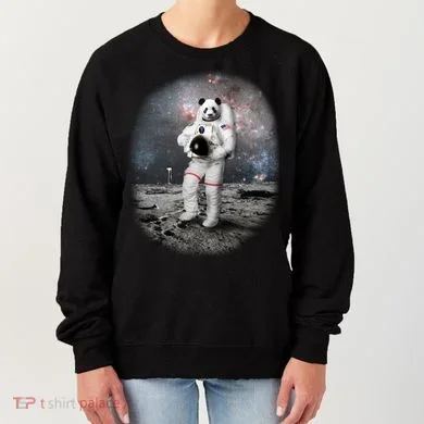 Panda In Space Astronaut Women's Sweatshirt