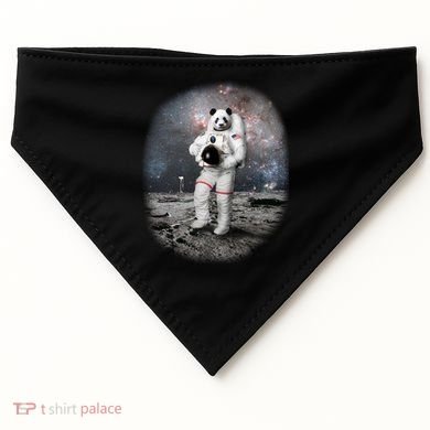 Panda In Space Astronaut USA-Made Doggie Bandana