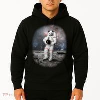 Panda In Space Astronaut Hoodie thumb 2