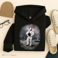 Panda In Space Astronaut Hoodie thumb 4