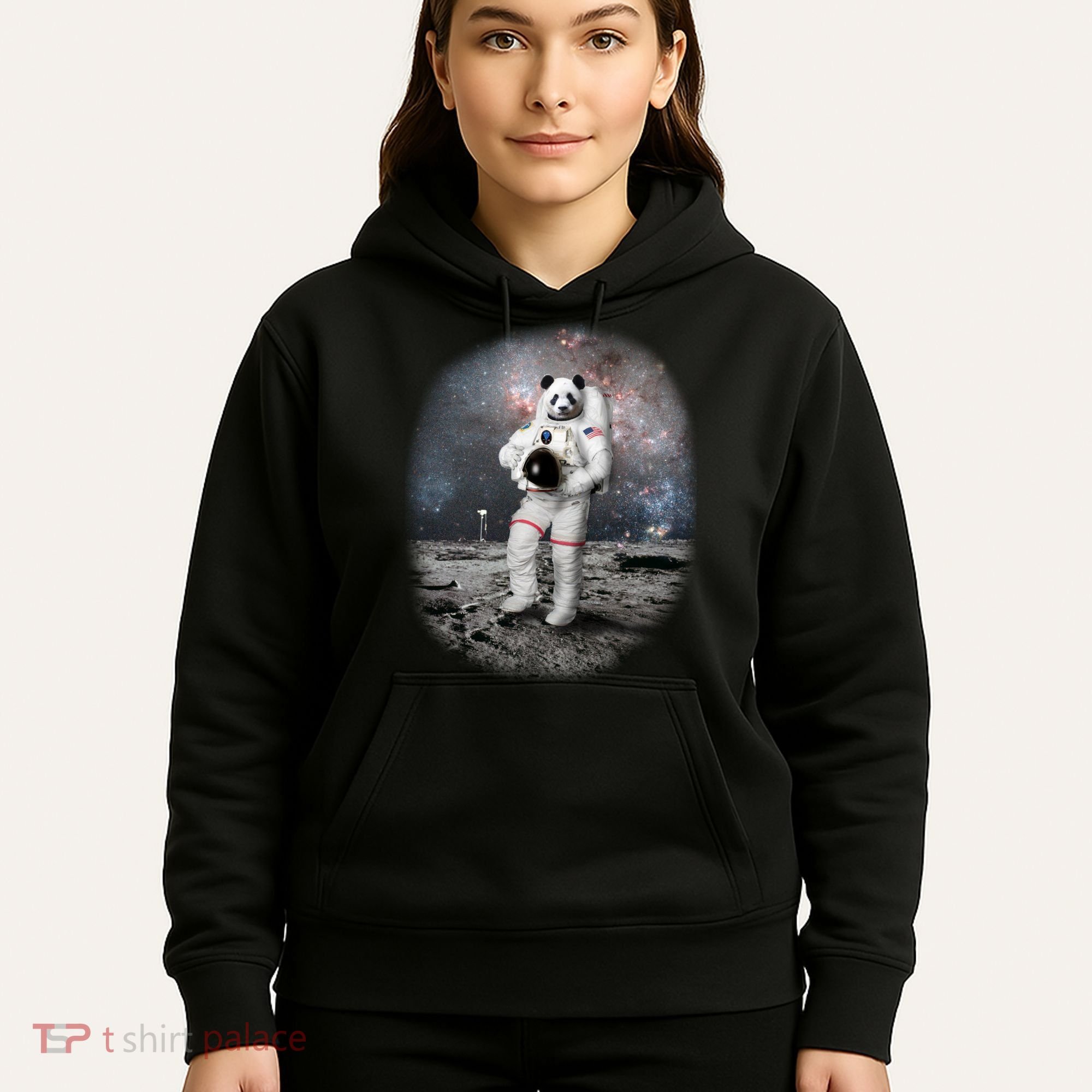 Panda In Space Astronaut Hoodie
