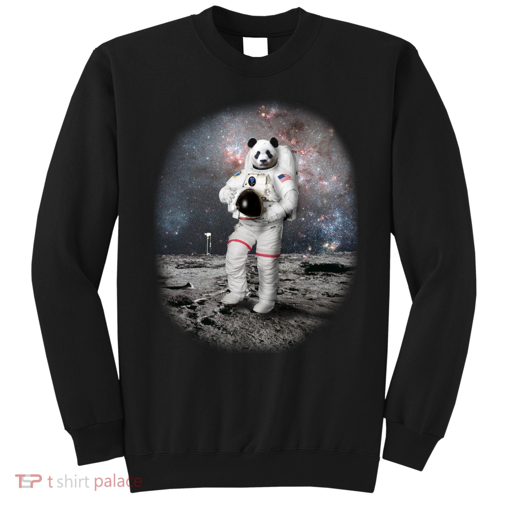 Panda In Space Astronaut Sweatshirt