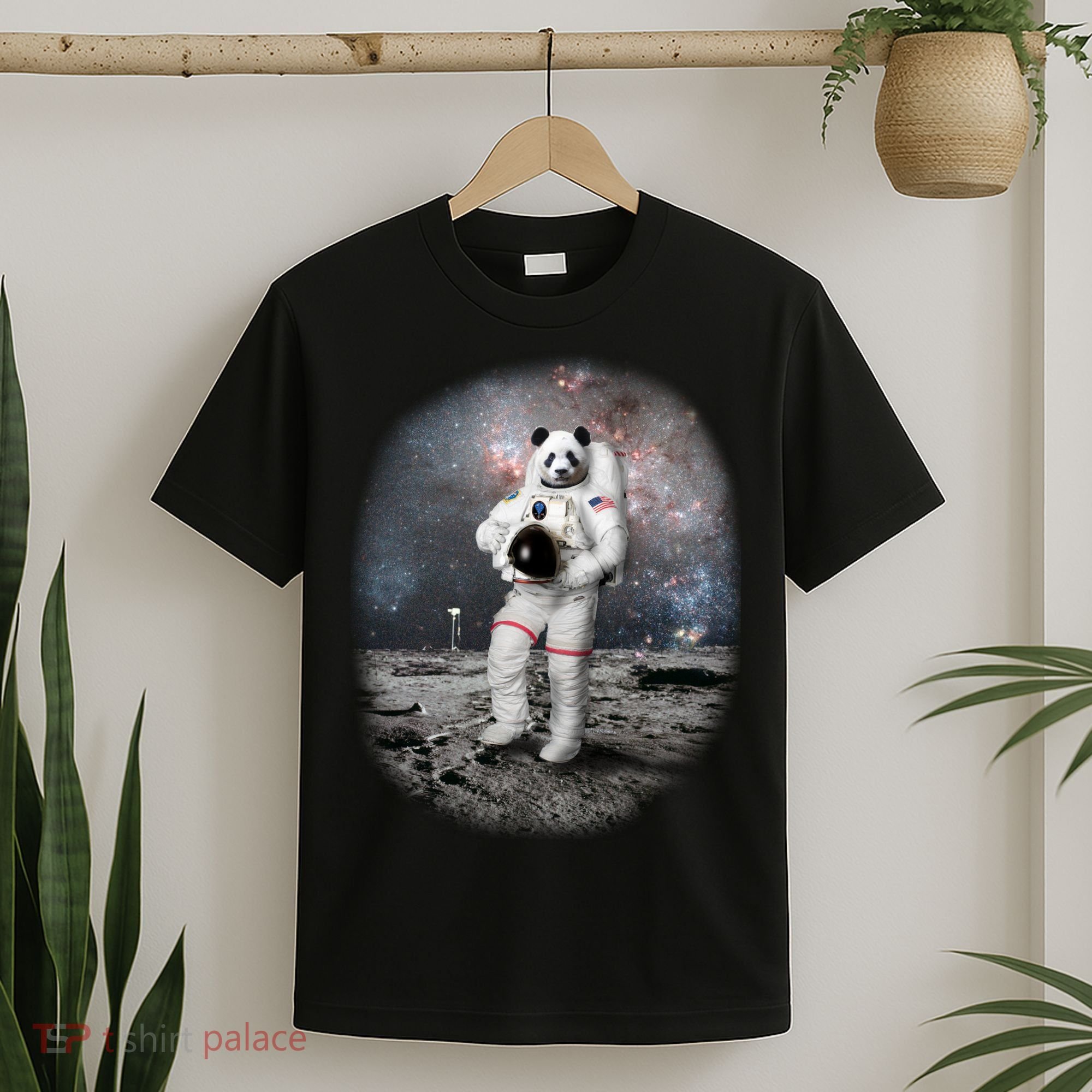 Panda In Space Astronaut T-Shirt