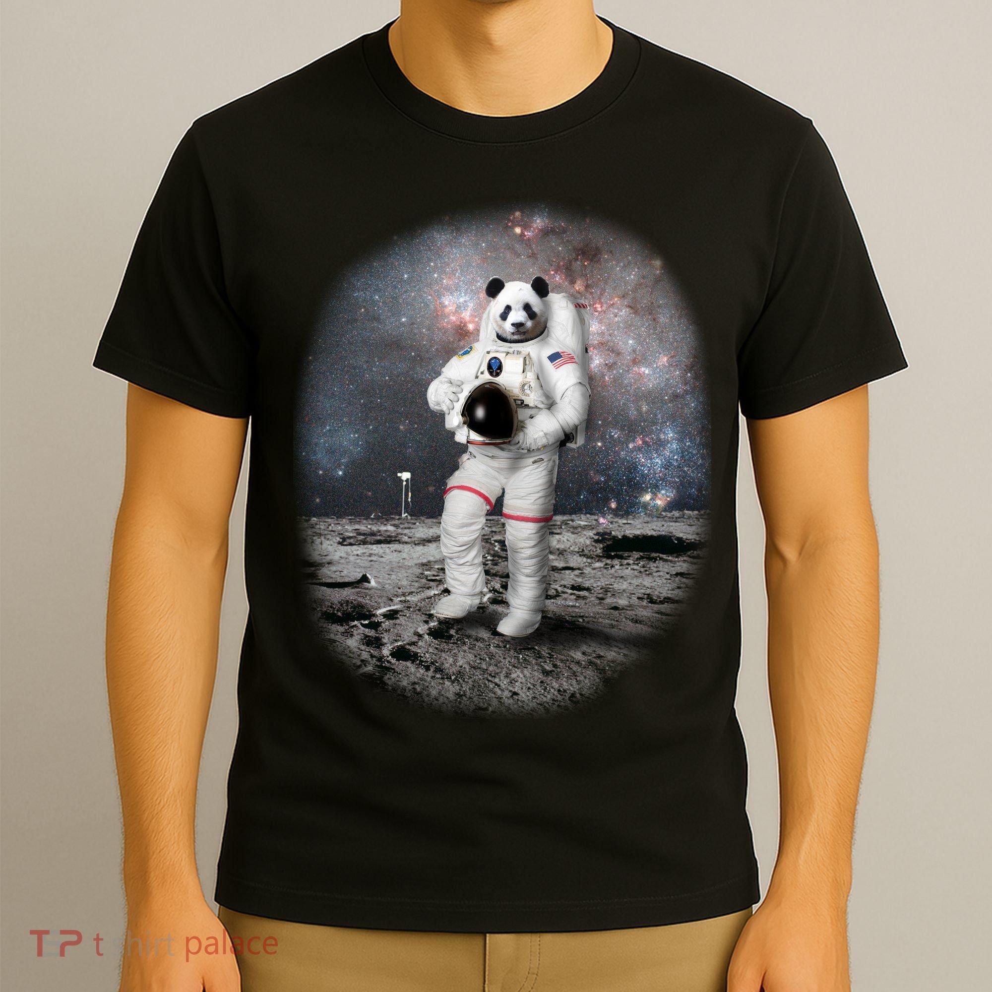 Panda In Space Astronaut T-Shirt