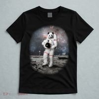 Panda In Space Astronaut T-Shirt thumb 5