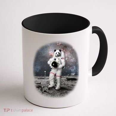 Panda In Space Astronaut Coffee Mug back