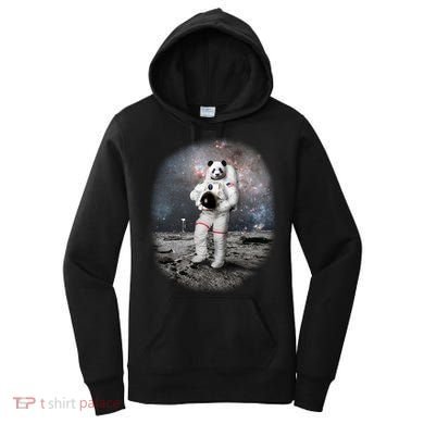 Panda In Space Astronaut Women's Hoodie
