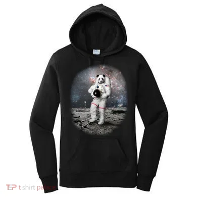 Panda In Space Astronaut Women's Hoodie