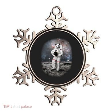 Panda In Space Astronaut Ornament