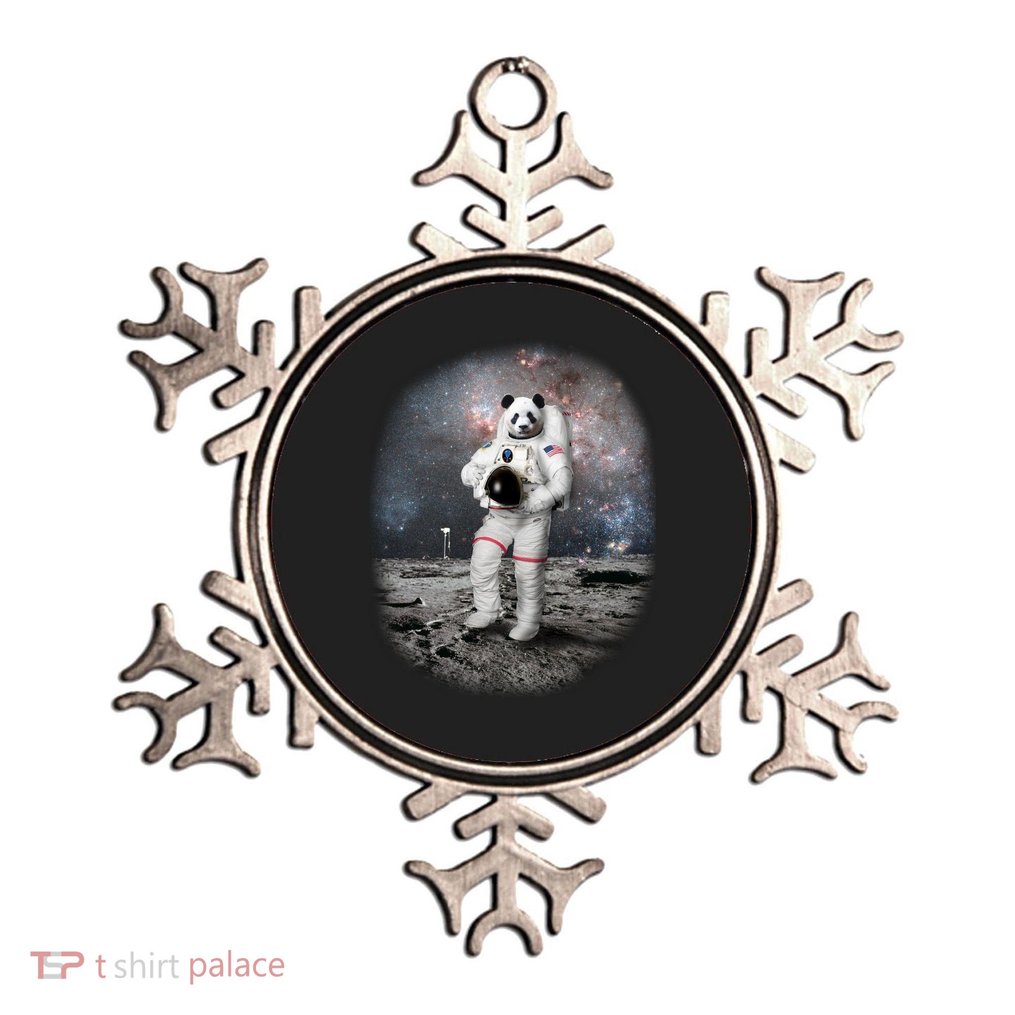 Panda In Space Astronaut Ornament