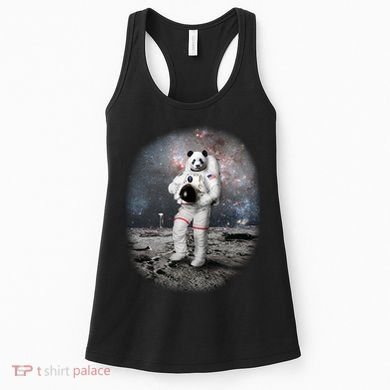 Panda In Space Astronaut Women's Tank Top