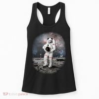 Panda In Space Astronaut Women's Tank Top thumb 0