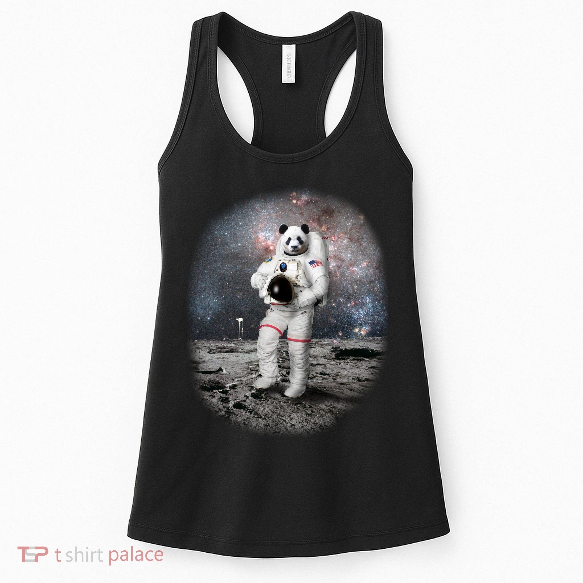 Panda In Space Astronaut Women's Tank Top