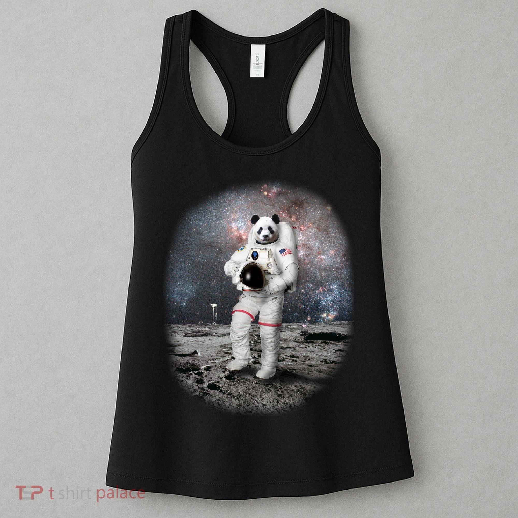 Panda In Space Astronaut Women's Tank Top