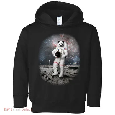 Panda In Space Astronaut Toddler Hoodie