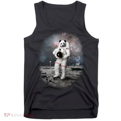 Panda In Space Astronaut Tank Top