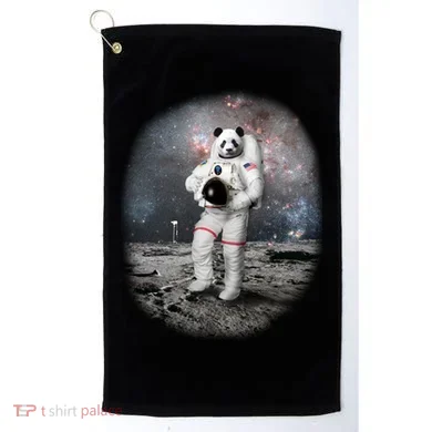 Panda In Space Astronaut Golf Towel