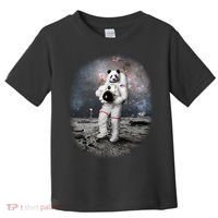 Panda In Space Astronaut Toddler T-Shirt thumb 0