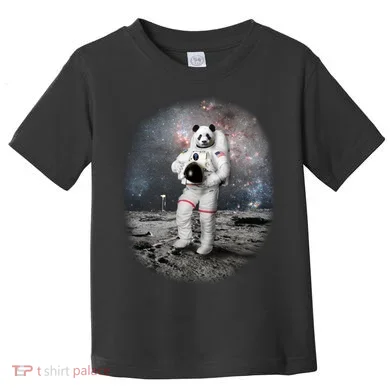 Panda In Space Astronaut Toddler T-Shirt