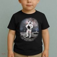 Panda In Space Astronaut Toddler T-Shirt thumb 2