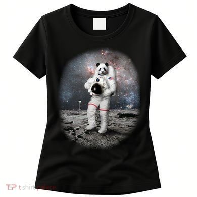 Panda In Space Astronaut Women's T-Shirt
