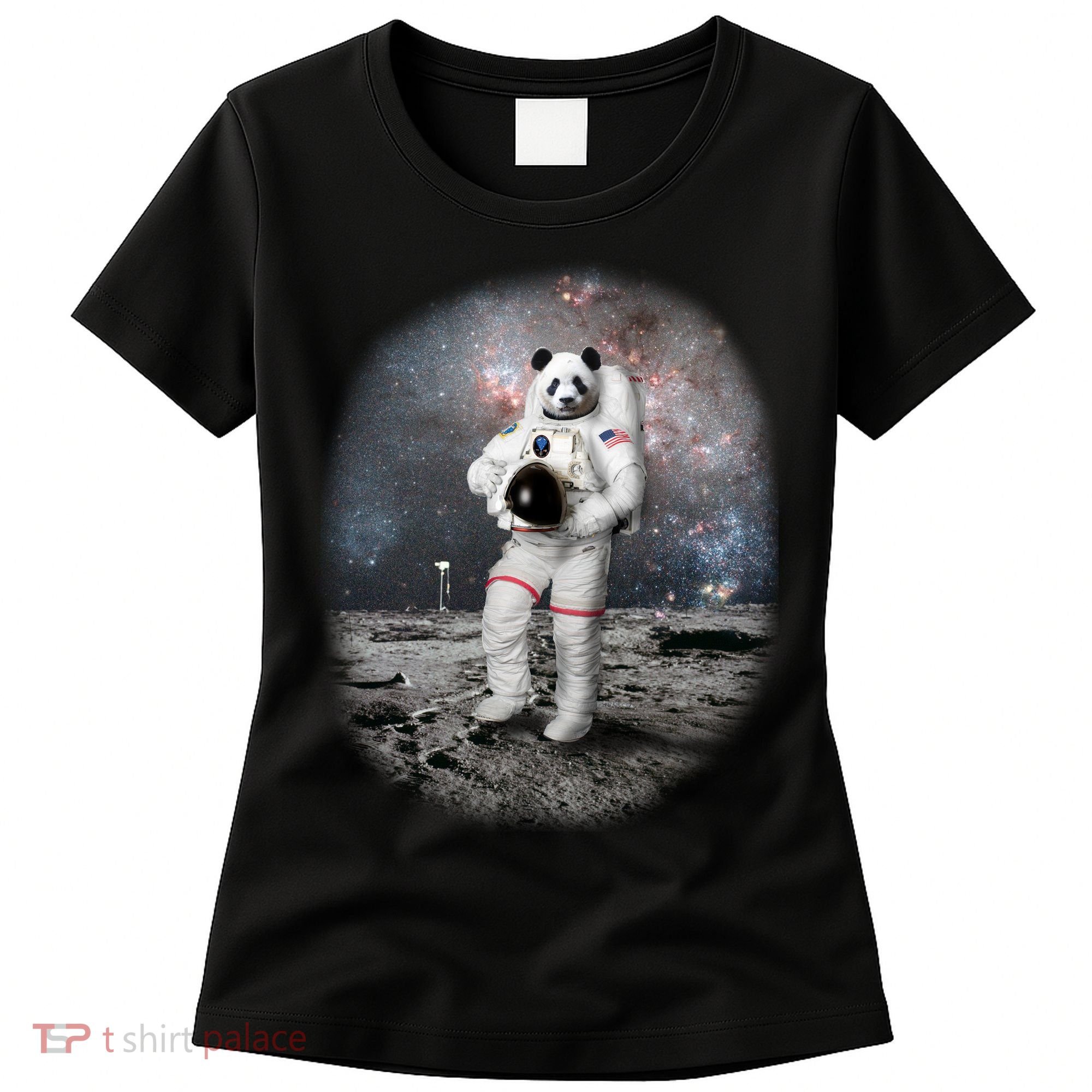 Panda In Space Astronaut Women's T-Shirt