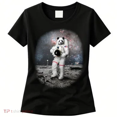 Panda In Space Astronaut Women's T-Shirt