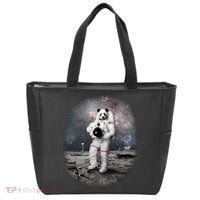 Panda In Space Astronaut Tote Bag thumb 0