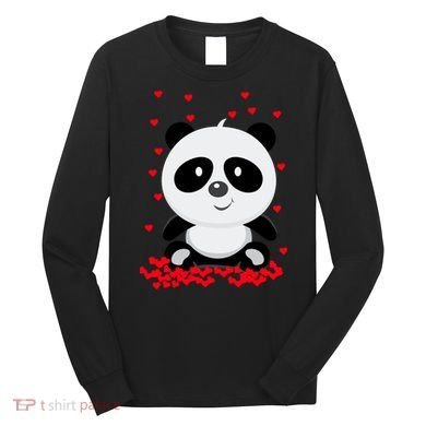 Panda Love Long Sleeve Shirt