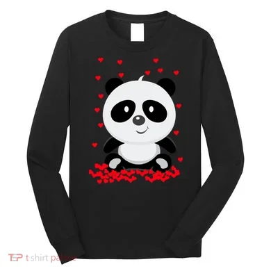 Panda Love Long Sleeve Shirt