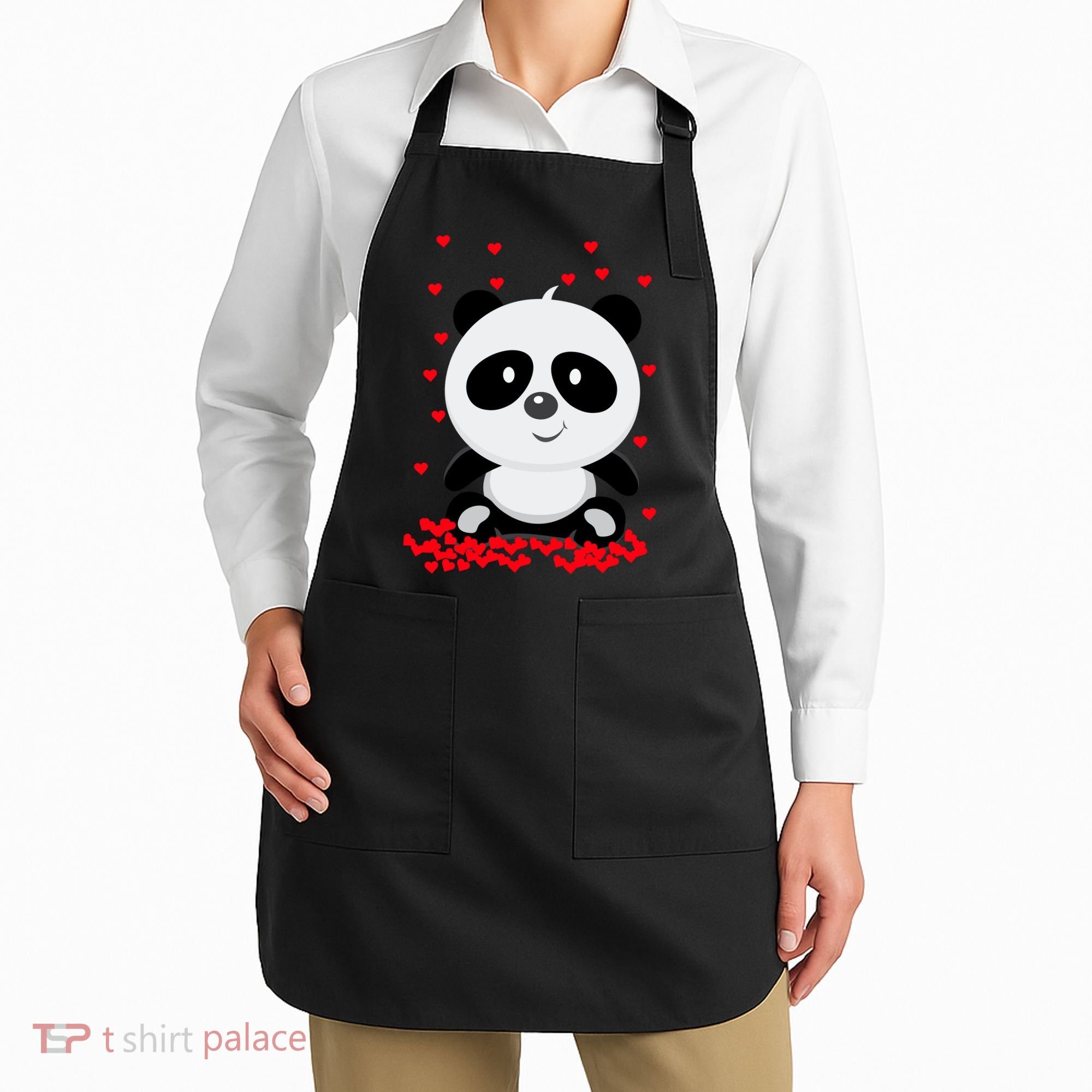 Panda Love Apron