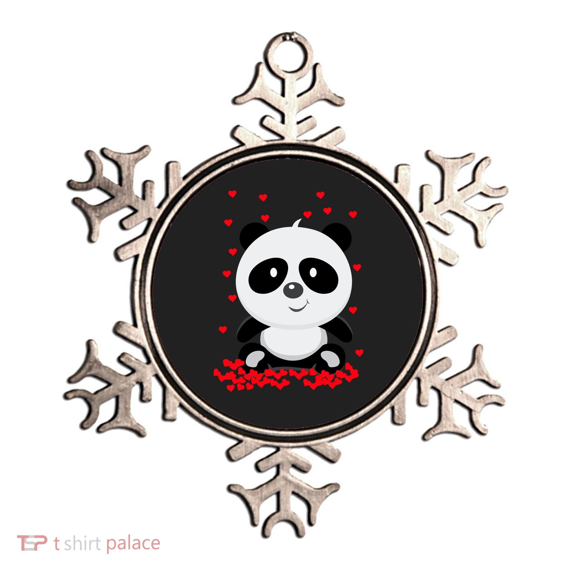 Panda Love Ornament