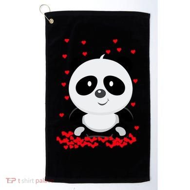 Panda Love Golf Towel