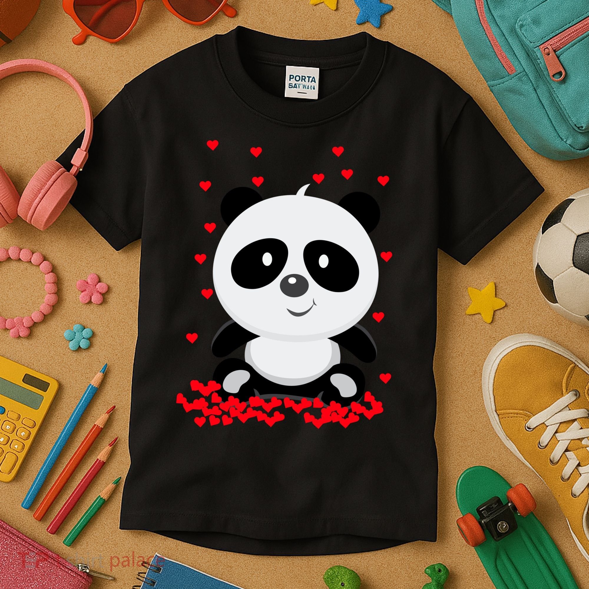 Panda Love Kids T-Shirt