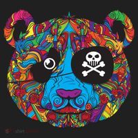 Panda Pirate Abstract Comfort Colors Boxy T-Shirt thumb 3