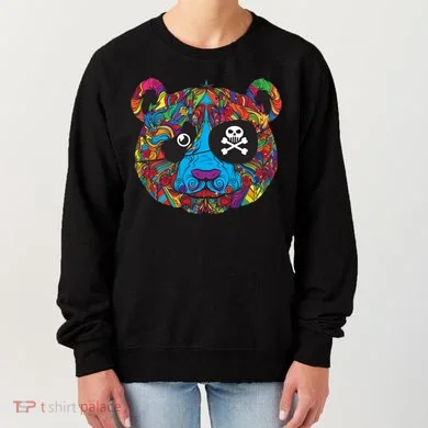Panda Pirate Abstract Women's Sweatshirt