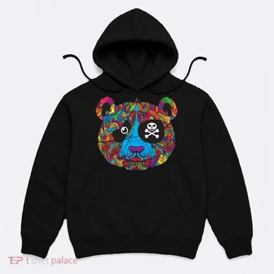 Panda Pirate Abstract Hoodie