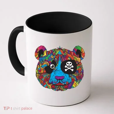 Panda Pirate Abstract Coffee Mug