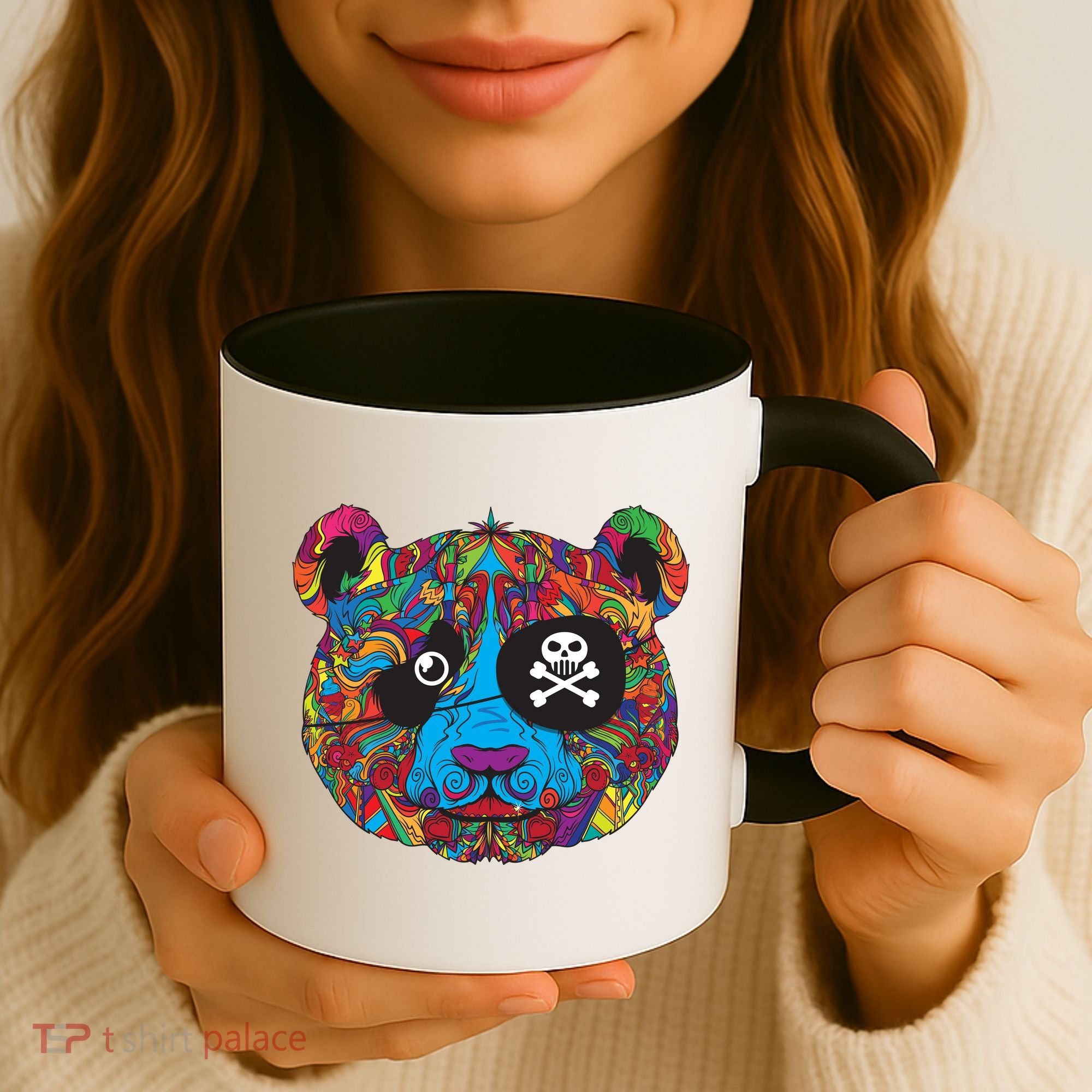 Panda Pirate Abstract Coffee Mug