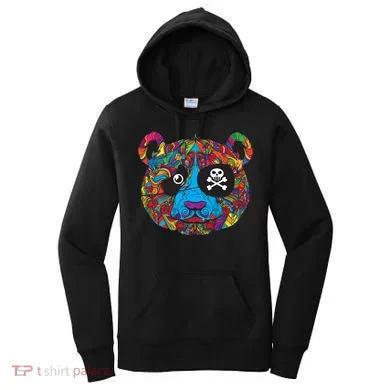 Panda Pirate Abstract Women's Hoodie
