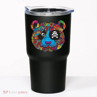Panda Pirate Abstract Tumbler