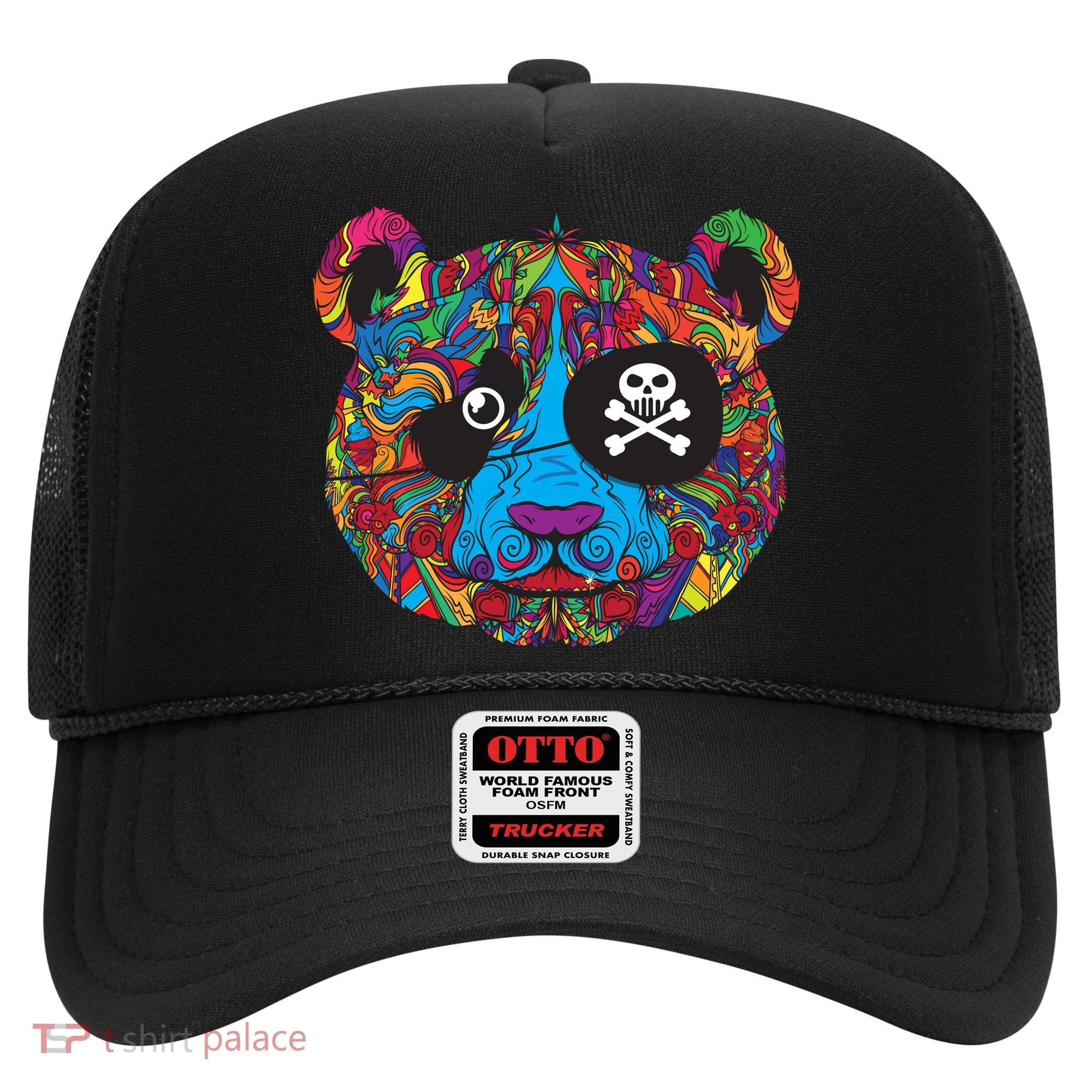 Panda Pirate Abstract Hat