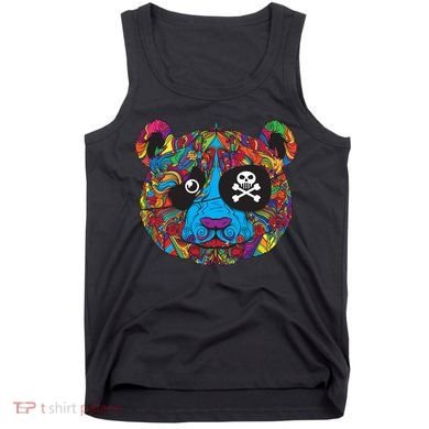 Panda Pirate Abstract Tank Top