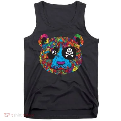 Panda Pirate Abstract Tank Top